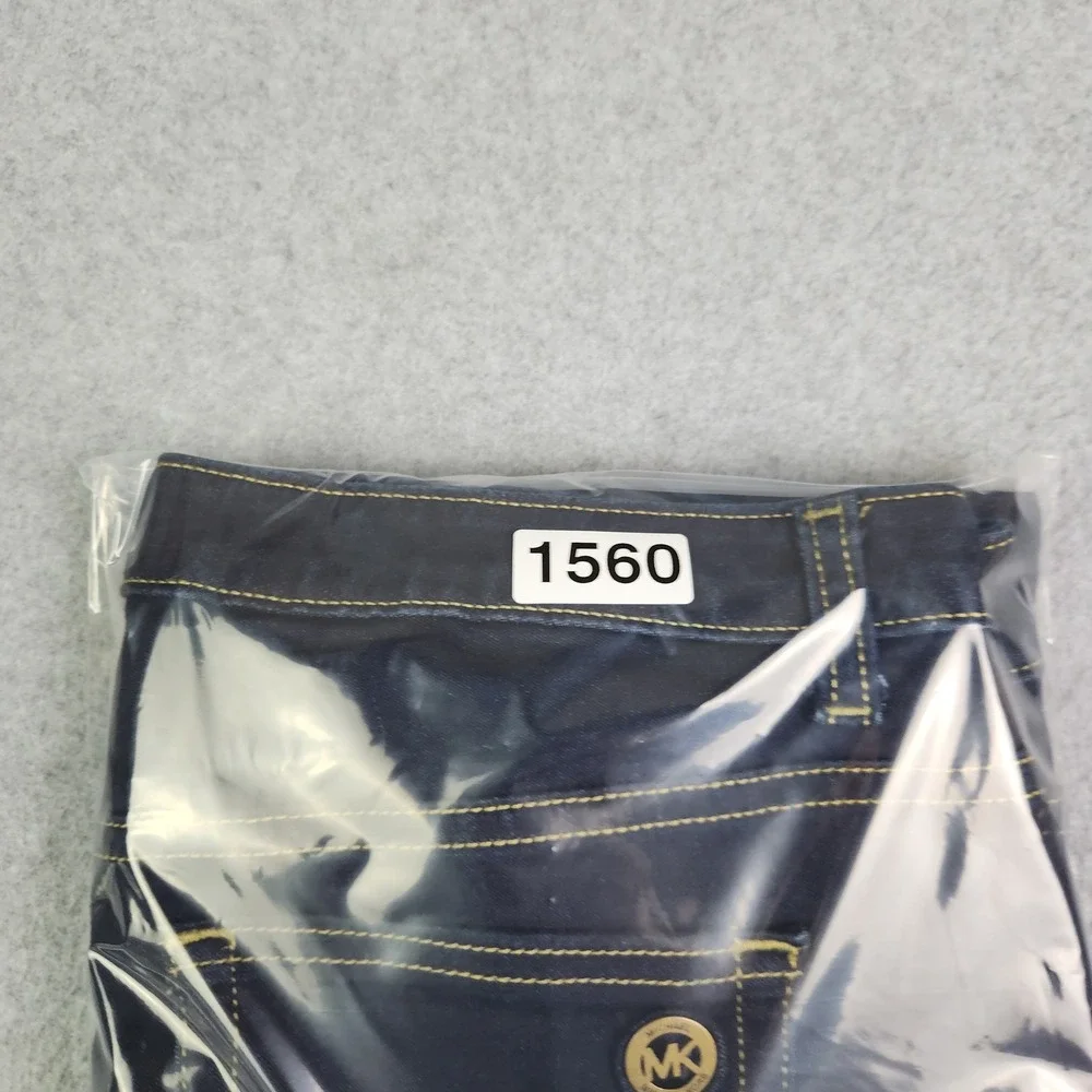 Michael Kors Jeans Womens 31W Blue Denim Dark Wash Indigo High Rise Selma Skinny
